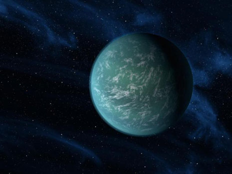 Rappresentazione artistica di Kepler-22b